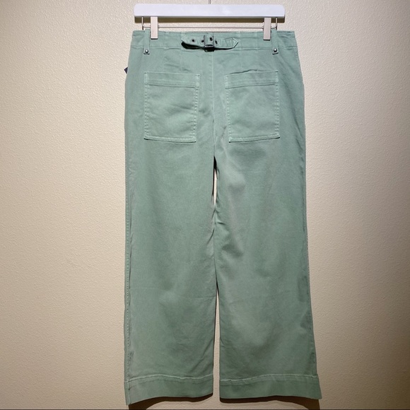 NWT GAP High Rise Wide Leg Button Up Cropped Pant | 8 - Picture 4 of 7